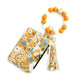 Women's Flora Print Tassel Leather Card Holder Wallet - EX-STOCK CANADA