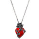 Punk Rose Love Necklace Fashion Personality Heart-shaped Clavicle Chain Pendant Necklace For Valentine's Day - EX-STOCK Canada