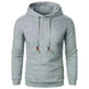 Men's Jacquard Sweatshirt Long-sleeved Hoodie Warm Color  Sports Pullover Top - EX-STOCK CANADA