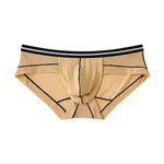 Ice Silk Men's Summer Breathable Solid Color Pouch Brief Underwear - EX-STOCK CANADA