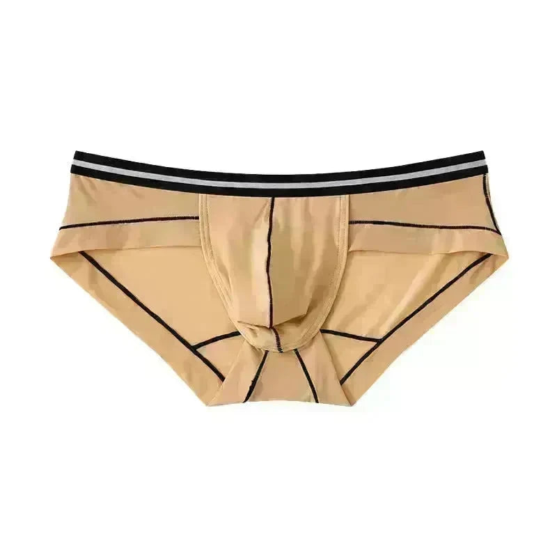 Ice Silk Men's Summer Breathable Solid Color Pouch Brief Underwear - EX-STOCK CANADA
