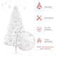 7ft White Christmas Tree Artificial Christmas Tree With 1230 Branch Tips And Metal Stand EX-STOCK Canada 