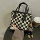 Fashion Houndstooth Shoulder Bags Portable Checkerboard Handbags All-match Messenger Crossbody Bag Women - EX-STOCK CANADA