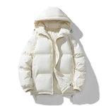 Men's Hoodie Padded Coat Thickened Cotton-padded Clothes Loose Casual Cotton-padded Jacket - EX-STOCK Canada