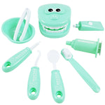 Kids’ 9-Piece Pretend Dentist Toy Set – Blue