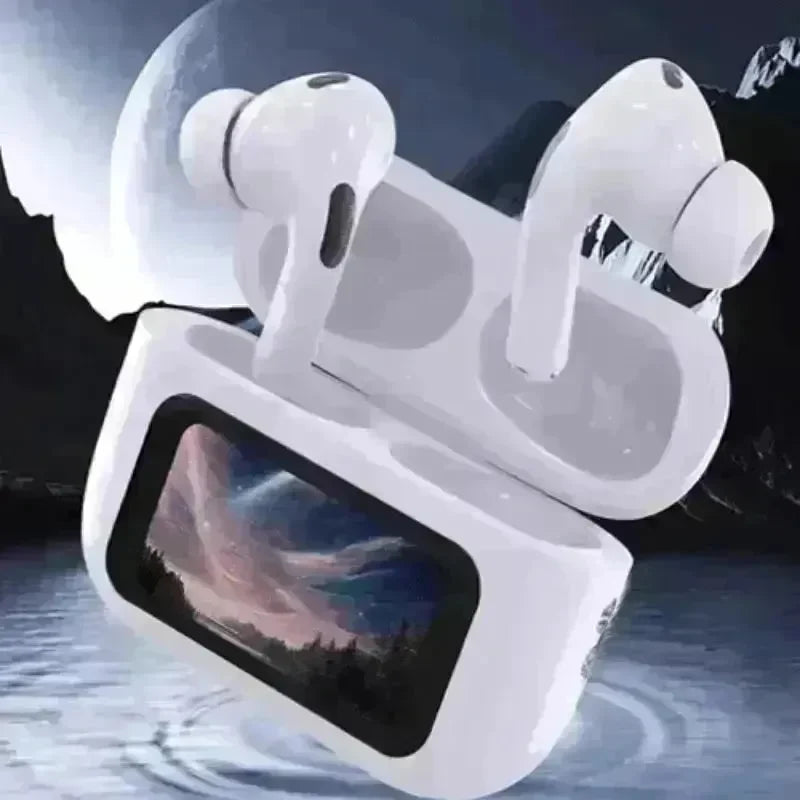Touch Screen Bluetooth Headset With Screen TWS Active Noise Reduction - EX-STOCK CANADA