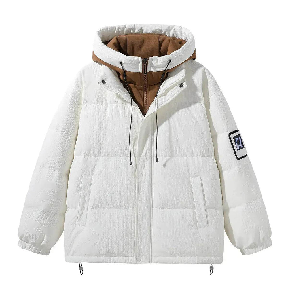 Street Hip pop style Thick Oversized Duck Down Jacket Unisex - EX-STOCK Canada
