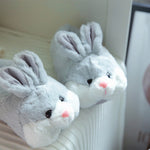 Female Winter Warm Rabbit Home Couple Slippers | EX-STOCK product gallery photo 3