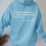 Unisex printed positive-message hoodie | EX-STOCK Canada product gallery image 23