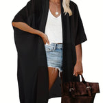 Spring Summer Printed Sun Protection Beach Kimono Cardigan Blouse top Women - EX-STOCK Canada