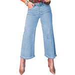 European And American Leisure Versatile High Waist Zipper Jeans EX-STOCK Canada 