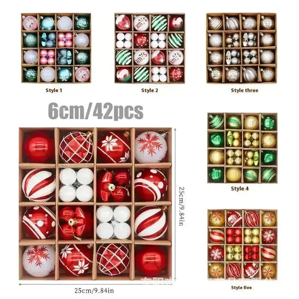 Christmas Decoration 6cm Electroplating Plastic Ball - EX-STOCK CANADA