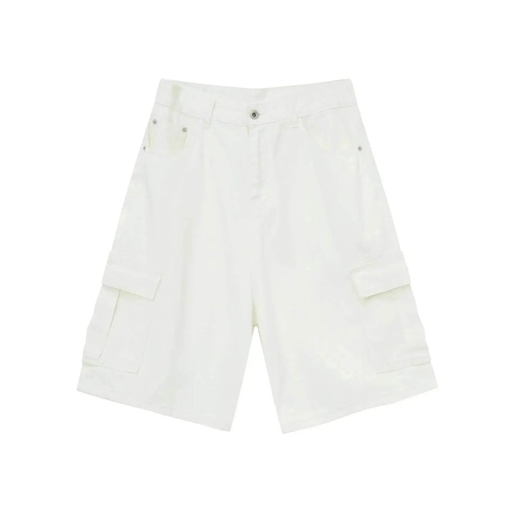 Men's Baggy Dad Shorts Jeans Denim Summer New Straight Wide-leg Workwear Denim Shorts for Men Loose Leisure All-matching Shorts - EX-STOCK Canada