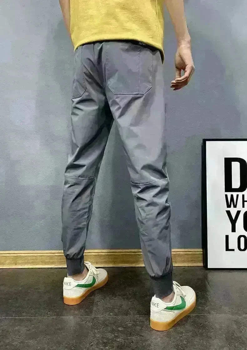 Casual Slim-fitting Fashion Brand Drawstring Jogger Pants - EX-STOCK CANADA