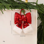 Mirror Bow Christmas Tree Decoration