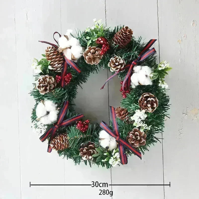 30cm 40cm Christmas Wreath Ornaments Christmas Wreath - EX-STOCK CANADA