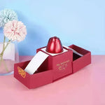 Hot Valentine's Day Gifts Metal Rose Jewelry Gift Box Necklace For Wedding Girlfriend Necklace Gifts - EX-STOCK CANADA