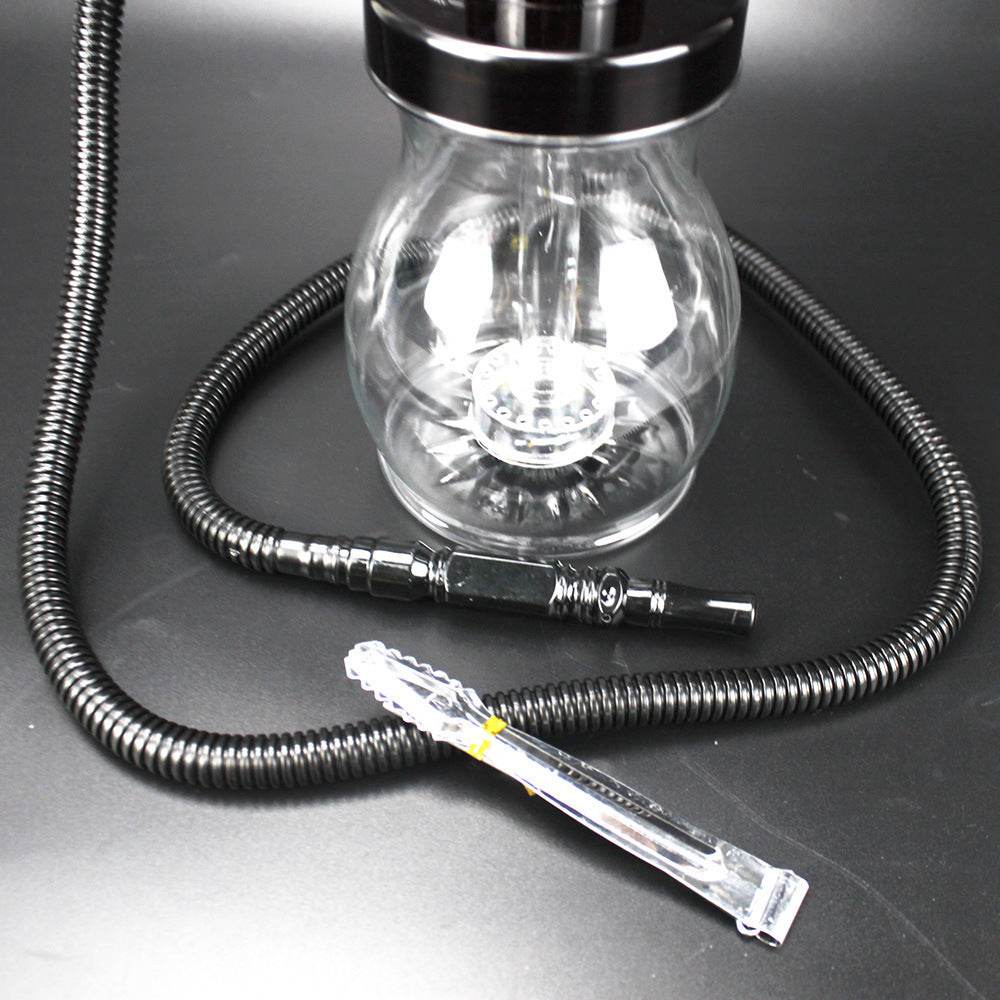Portable Transparent White Plastic Hookah Full Set Of Accessories - EX-STOCK Canada