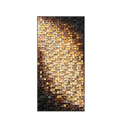 Peinture en bois tridimensionnelle Art mural mosaïque fait à la main 