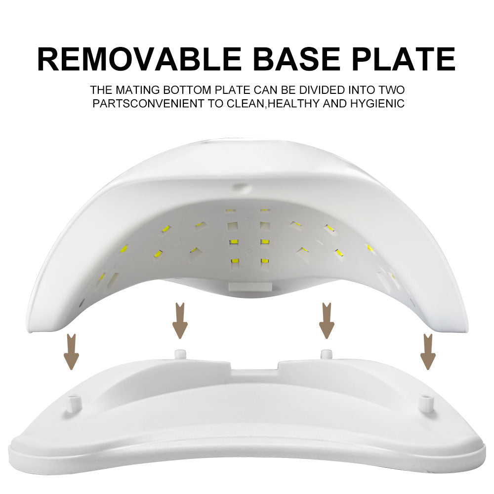 LED Nail Lamp, Nail Dryer Gel Nail Polish Curing LED UV Light With 4 Timers Automatic Sensor LCD Display Professional Nail Art Tools Accessories For Fingernail Toenail Salon EX-STOCK Canada 