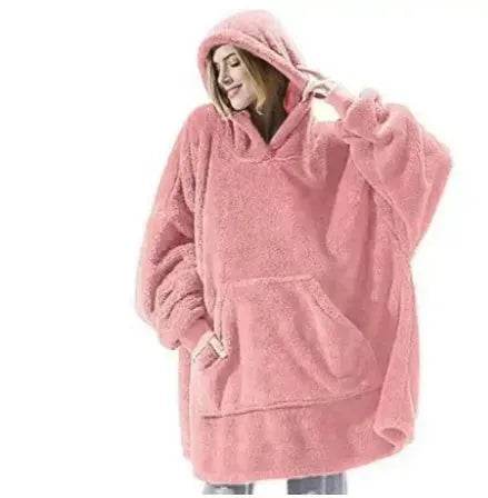 Thick Fleece Hooded Unisex Sweater Winter Double-sided Sweatshirt - EX-STOCK Canada