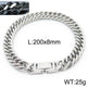 Cuban Link Chain Trimming Chain Jewelry Buckle Titanium Steel Bracelet - EX-STOCK Canada