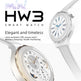 HW3 Mini Bluetooth Calling Smartwatch – Silver & Gold