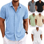 Camicia a maniche corta a maniche corte a scarpa da uomo