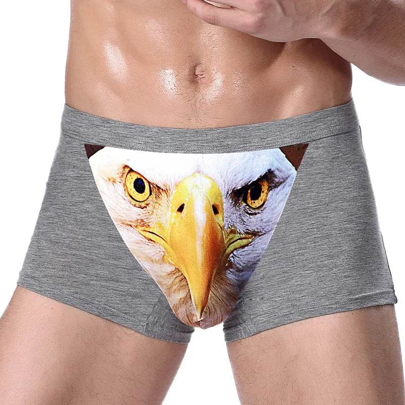 Creative Cartoon Animal Printed Boxer Briefs with pouch underwear men - EX-STOCK Canada