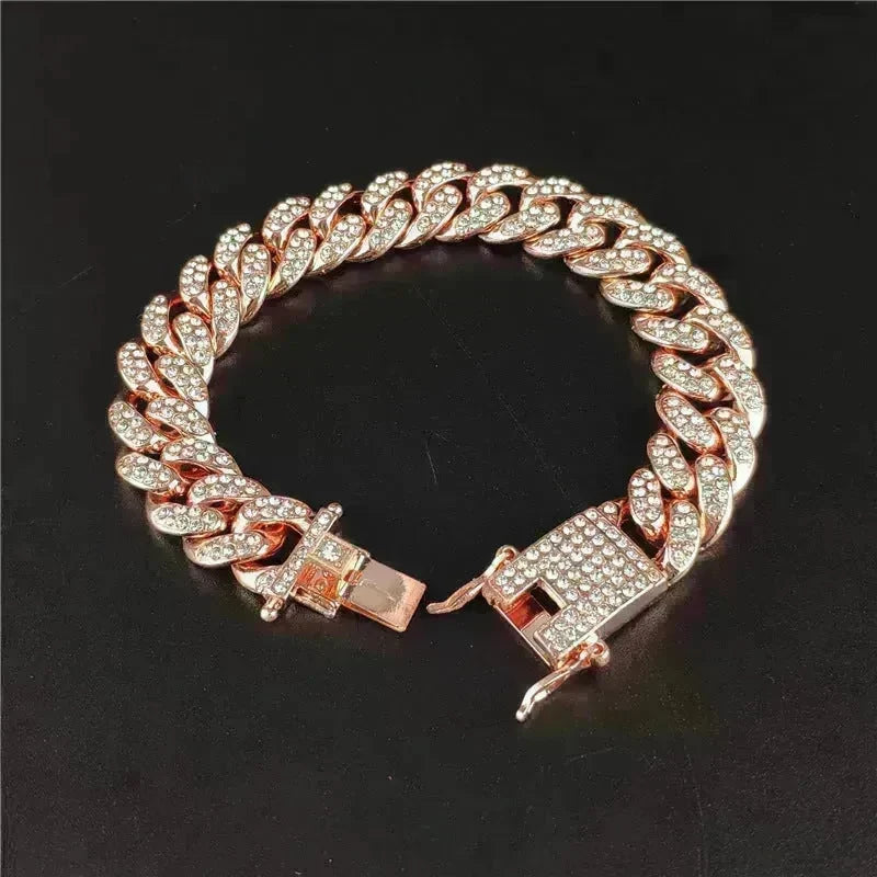 Zinc Alloy Wide Hip Hop Cuban Link Chain Necklace - EX-STOCK CANADA