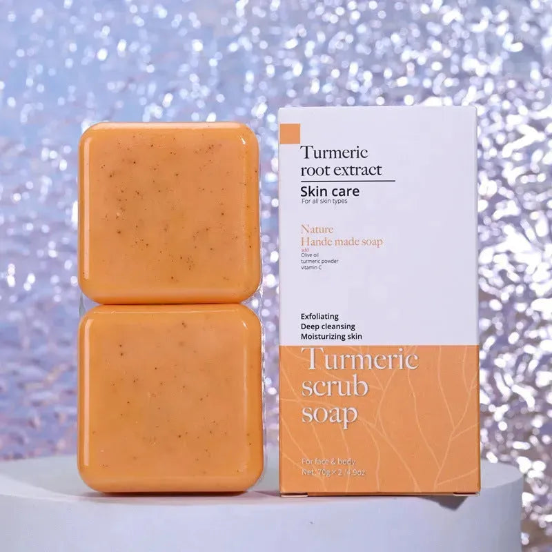 Curcuma Frosted Handmade Cleansing Bath Turmeric Soap - EX-STOCK CANADA