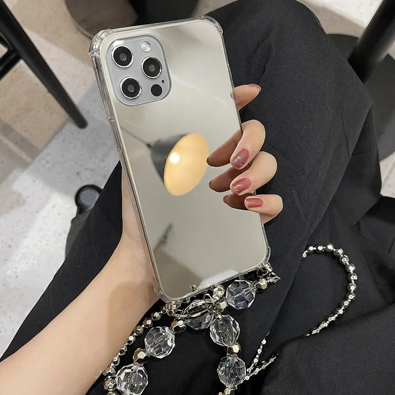 Luxury women wristband iphone case Makeup mirror phone case - EX-STOCK CANADA