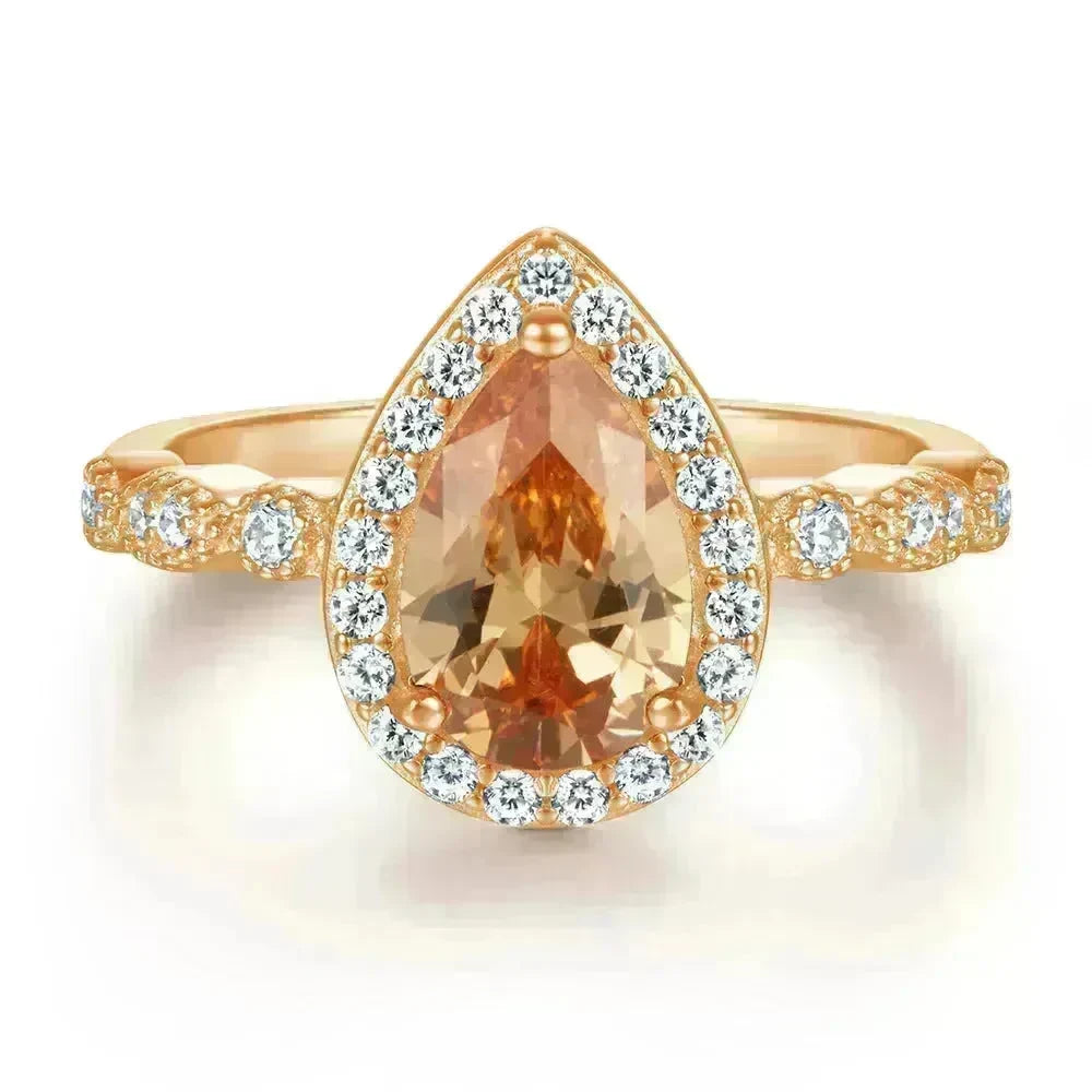 Fashion Ring Set Ladies 925 Sterling Silver Combination Wedding Ring women - EX-STOCK CANADA