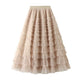 Cake Skirt Women's White Gauze long Layered tulle Skirt - EX-STOCK Canada