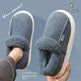 Ankle Wrap Cotton Slippers Winter Women's Plus Size Thickened Fleece-lined Warm Slugged Bottom - EX-STOCK Canada