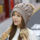 Women Cozy Knit Fleece-Feel Beanie With Ear Flaps Winter Hat Perfect For Skiing & Outdoor Activities - EX-STOCK Canada