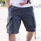 Workwear Loose Plus Size Solid Color Casual Cargo Shorts Men - EX-STOCK Canada