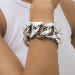 Ingemark Boho Punk CCB Chunky Chain Bracelet Bangle Women Men Armband Steampunk High Quality Brand Twisted Bracelet Jewelry Gift - EX-STOCK Canada