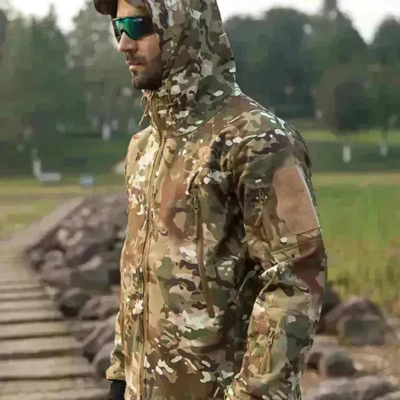 Soft Shell Jacket Plus Size Windproof And Warm Outdoor Mountaineering - EX-STOCK CANADA
