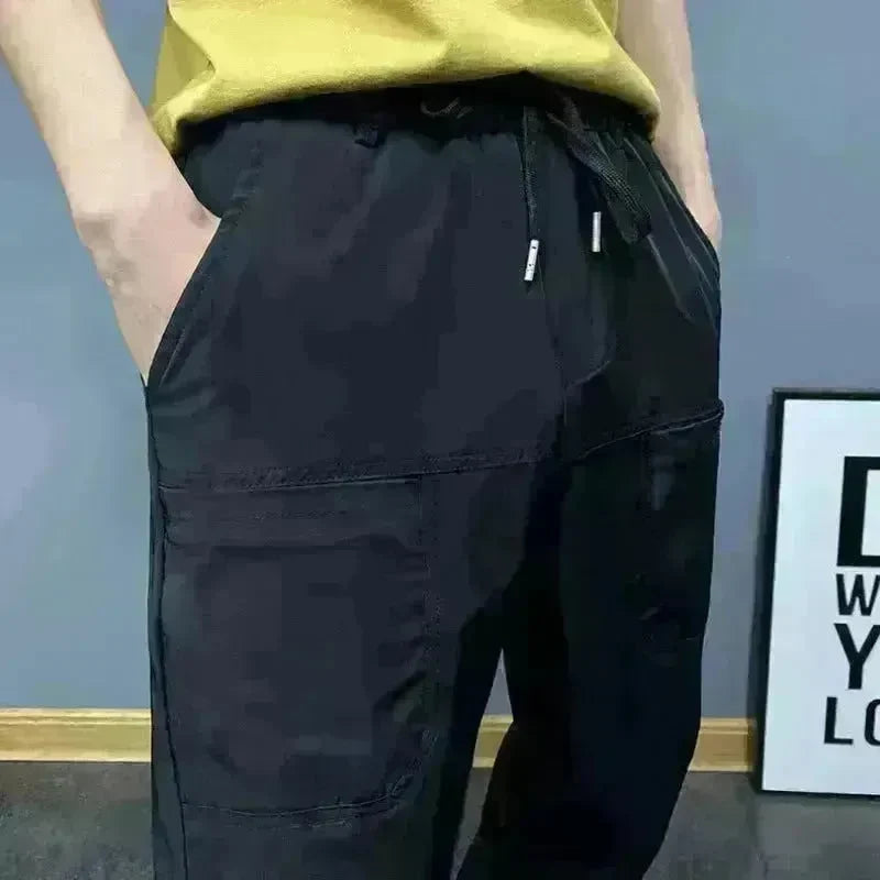 Casual Slim-fitting Fashion Brand Drawstring Jogger Pants - EX-STOCK CANADA