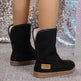 Women's Snow Boots Winter Warm Non-slip Flat Mid-calf Boot Plus Velvet And Thickened Cotton Shoes - EX-STOCK Canada