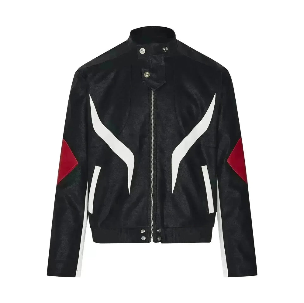 New Trendy Fashionable Zip up Leather Jacket men - EX-STOCK CANADA