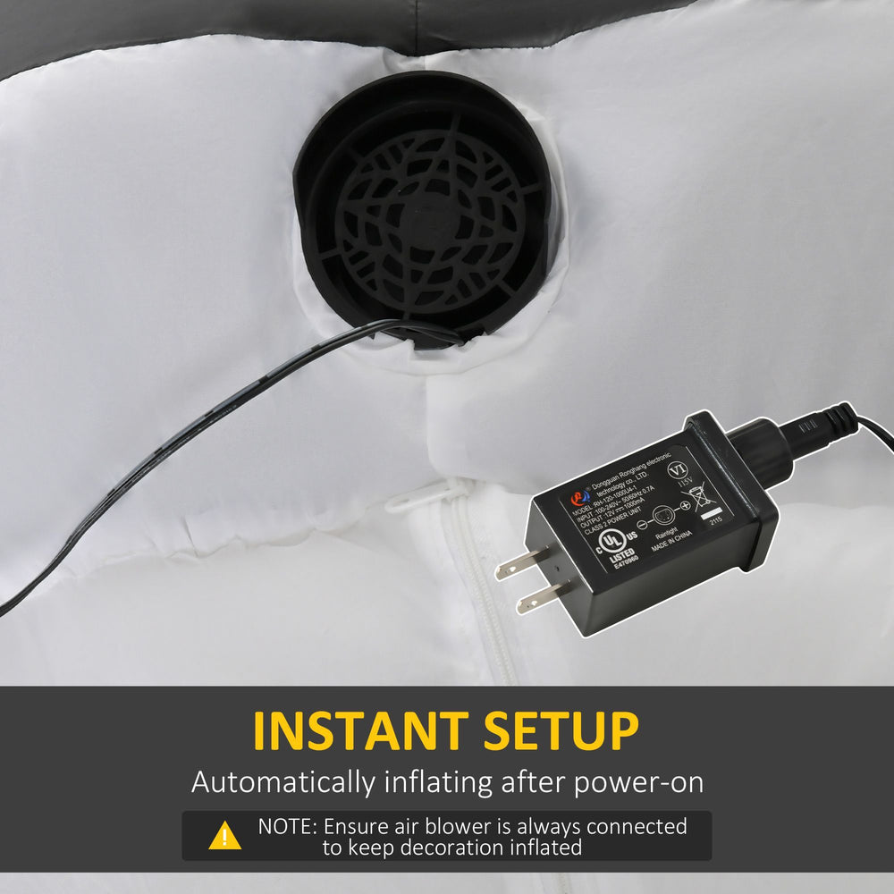 10ft Halloween Inflatable Skeleton Ghost Decoration, LED Lighted For Home Indoor Outdoor Garden Lawn Decoration Party Prop EX-STOCK Canada 