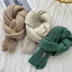 Women's Sweet Version Fleece Solid Scarf Autumn And Winter - EX-STOCK Canada