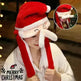 Novel Movable Christmas Hat Winter Cute Santa Claus Snowman Elk Hat - EX-STOCK CANADA
