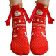 Hand Holding Couple Magnetic Handle Christmas Stockings - EX-STOCK CANADA