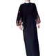 Temperament Printed Loose Long Muslim Gown Dress - EX-STOCK Canada