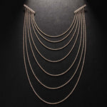 Multi layer Rhinestone Hair Chain Bridal Hair chain clip