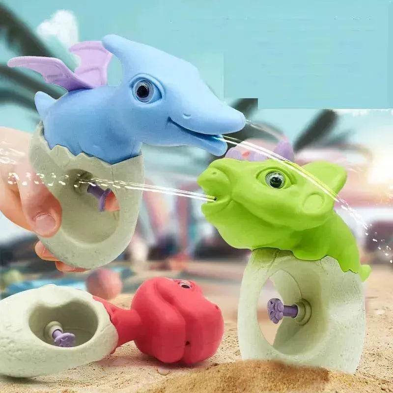 Baby Dinosaur Water Gun Toys For Kids Summer Beach Squirt Blaster Pistol Spray Bath Swim Game Toy For Children Shower Tool - EX-STOCK Canada