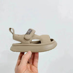 Baby Leisure Simple Pure Color Puff Beach Shoes - EX-STOCK Canada